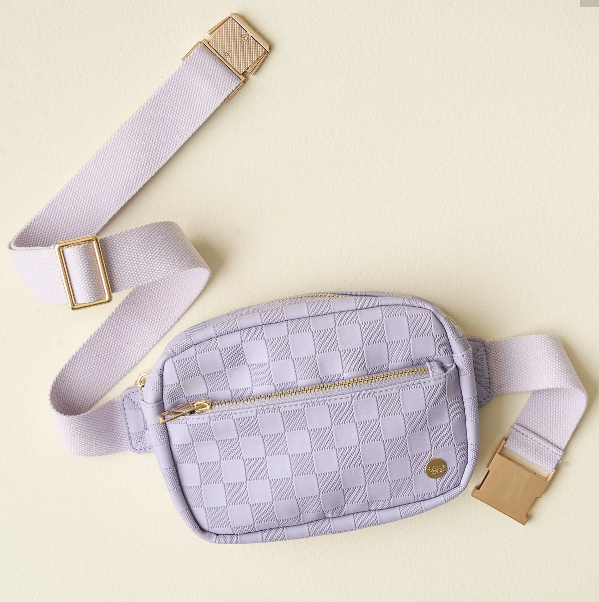 The Darling Effect Urban Check Belt Bag - Thumbnail 4